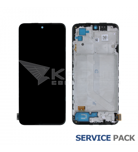 Pantalla Lcd Xiaomi Redmi Note 10s 2021, Redmi Note 10, Poco M5s Marco Negro M2101K7BG M2101K7AI 5600020K7B00 Service Pack