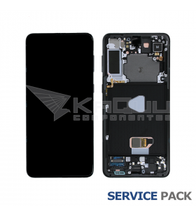 Pantalla Lcd Samsung Galaxy S21 Plus 5G Phantom Black Marco Negro G996B GH82-27267A GH82-27268A GH82-24553A Service Pack