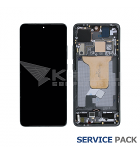 Pantalla Xiaomi 12 2022 Negro con Marco Lcd 2201123G 56000300L300 Service Pack
