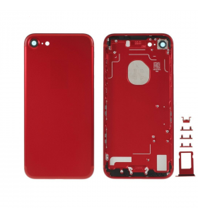 Chasis Carcasa Marco Y Tapa para Iphone 7 A1660 A1778 Rojo