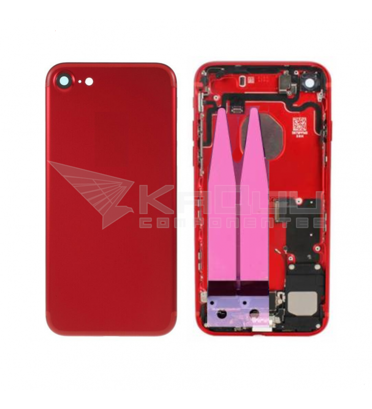 Chasis con Componentes Carcasa Marco Y Tapa para Iphone 7 A1660 Rojo
