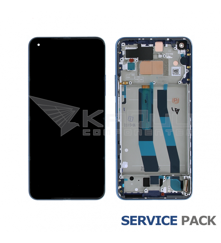Pantalla Xiaomi 11 Lite 5G NE, 11T Lite 2021 Azul con Marco Lcd 2109119DG 5600050K9D00 Service Pack