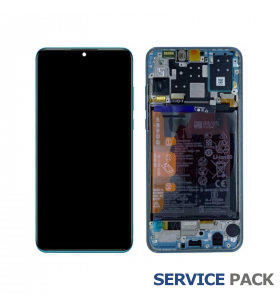 Pantalla Huawei P30 Lite New Edition Azul con Batería Lcd MAR-LX1B MAR-L21BX 48mpx 02353FQE 02353DQS Service Pack