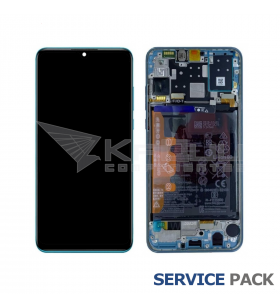 Pantalla Huawei P30 Lite 2020 New Edition Azul con BaterÍa Lcd MAR-LX1A 02353FQE Service Pack