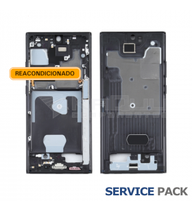 Carcasa Central o Marco Intermedio para Samsung Galaxy Note 20 Ultra N985F Negro Reacondicionado Service Pack