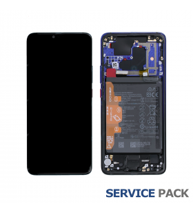 Pantalla Huawei Mate 20 Pro Twilight Purpura con Batería Lcd LYA-L09 02352GGC Service Pack
