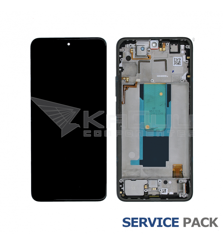 Pantalla Xiaomi Redmi Note 11 Pro+ 5G 2021 Tarnish Negro con Marco Lcd 21091116UG 560001K16U00 Service Pack