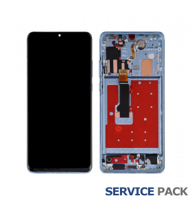 Pantalla Huawei P30 Pro Breathing Crystal con Marco Lcd VOG-L09 02352PGH Service Pack