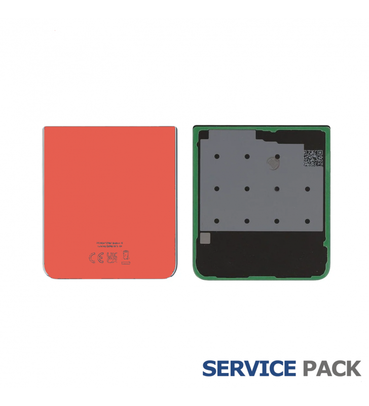 Tapa Batería Back Cover para Galaxy Z Flip4 5G Rojo F721B GH82-29654H Service Pack