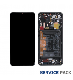 Pantalla Huawei P30 Pro Aura Negra con BaterÍa Lcd VOG-L09 02353FUQ Service Pack