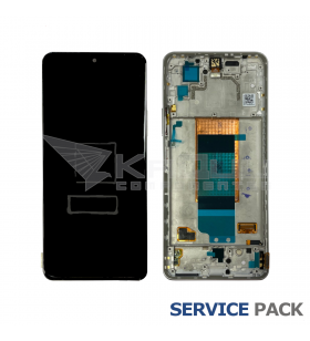 Pantalla Xiaomi Poco F4 Plata con Marco Lcd 22021211RG 56000KL11R00 Service Pack