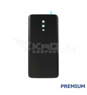 Tapa Batería Back Cover con Lente para OnePlus 6T A6013 Negro Mate Premium