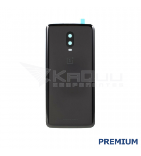 Tapa Batería Back Cover con Lente para OnePlus 6T A6013 Negro Premium