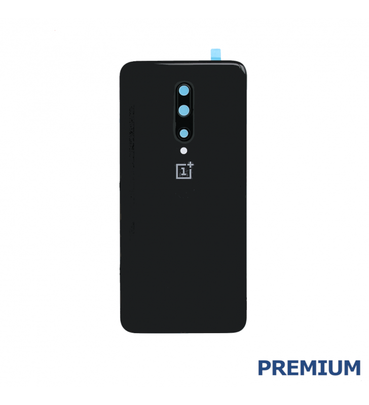 Tapa Batería Back Cover con Lente para OnePlus 7T Pro HD1910 HD1911 Negro Premium