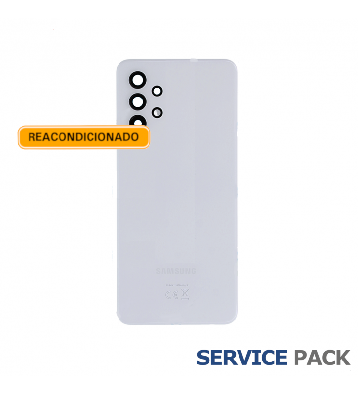 Tapa Bateria Back Cover para Samsung Galaxy A32 4G A325F Blanco GH82-25545B Service Pack Reacondicionado