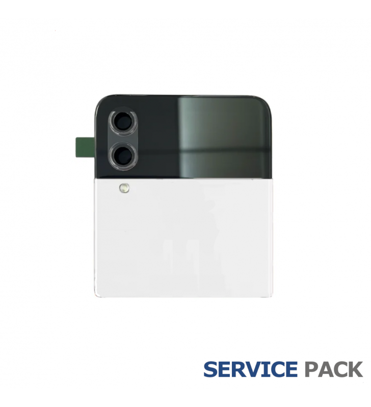 Tapa Batería Superior con Lcd para Galaxy Z Flip4 Blanco F721B GH97-27947F Service Pack