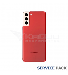 Tapa Batería Back Cover Galaxy S21 Plus 5G Phantom Rojo G996B GH82-24505G Service Pack