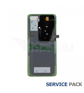 Tapa Batería Back Cover para Samsung Galaxy S20 Ultra G988F Cosmic Black Negro GH82-22217A Service Pack
