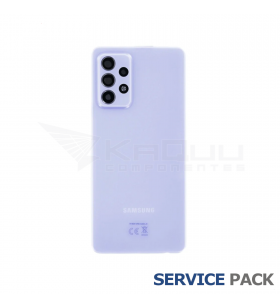 Tapa Batería Back Cover para Galaxy A52s 5G Awesome Violet Violeta A528B GH82-26858C Service Pack