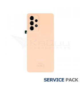Tapa Batería Samsung Galaxy A53 5G A536B GH82-28017D Awesome Peach Melocotón Service Pack