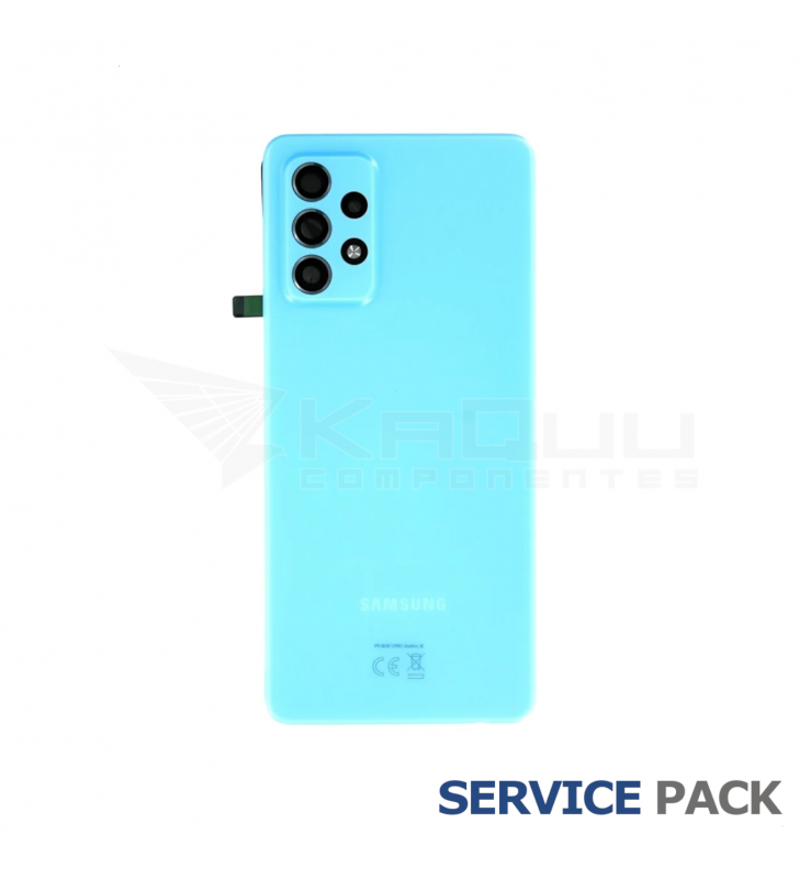 Tapa Batería Galaxy A72 A725F, A72 5G A726B Azul GH82-25448B Service Pack