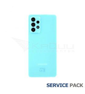 Tapa Batería Back Cover para Galaxy A52 5G Awesome Blue Azul A525F A526B GH82-25427B Service Pack