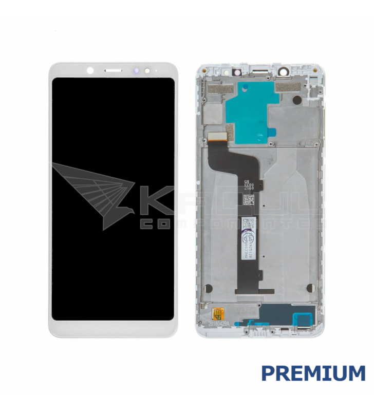 Pantalla Redmi Note 5, Redmi Note 5 Pro Blanco con Marco Lcd M1803E7SG Premium