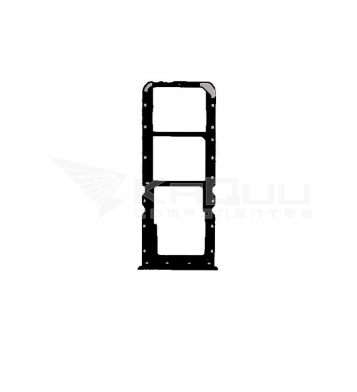 Soporte Bandeja Dual Sim para Oppo A53, A53 2020 CPH2127 Negro