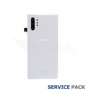Tapa Batería Back Cover para Samsung Galaxy Note 10 Plus N975F Aura White Blanco GH82-20588B Service Pack