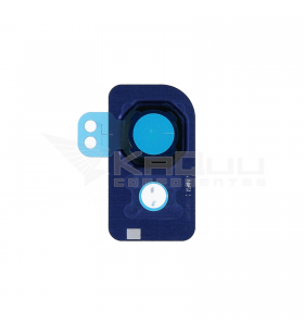 Embellecedor Cristal Cámara Lente para Samsung Galaxy A10 A105F Azul