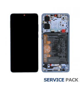 Pantalla Huawei P30 2019 Breathing Crystal con BaterÍa Lcd ELE-L09 02352NLP Service Pack