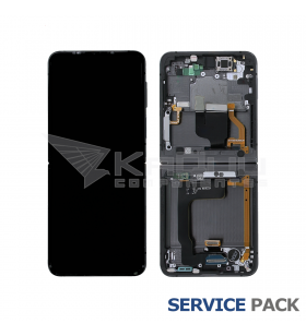 Pantalla Lcd Galaxy Z Flip4 Marco Graphite Gray Grafito Gris F721B GH82-29440A Service Pack
