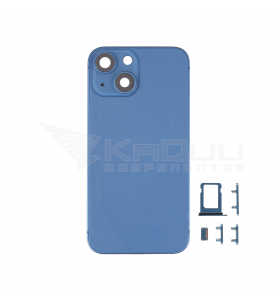 Chasis Carcasa Marco y Tapa para iPhone 13 Mini A2481 A2626 Azul