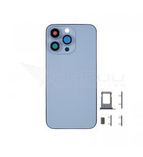 Chasis Carcasa Marco y Tapa para iPhone 13 Pro A2483 A2636 Azul