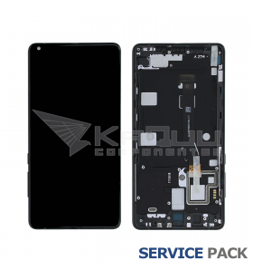 Pantalla Xiaomi Mi Mix 2 Negro con Marco Lcd 56000100D100 Service Pack