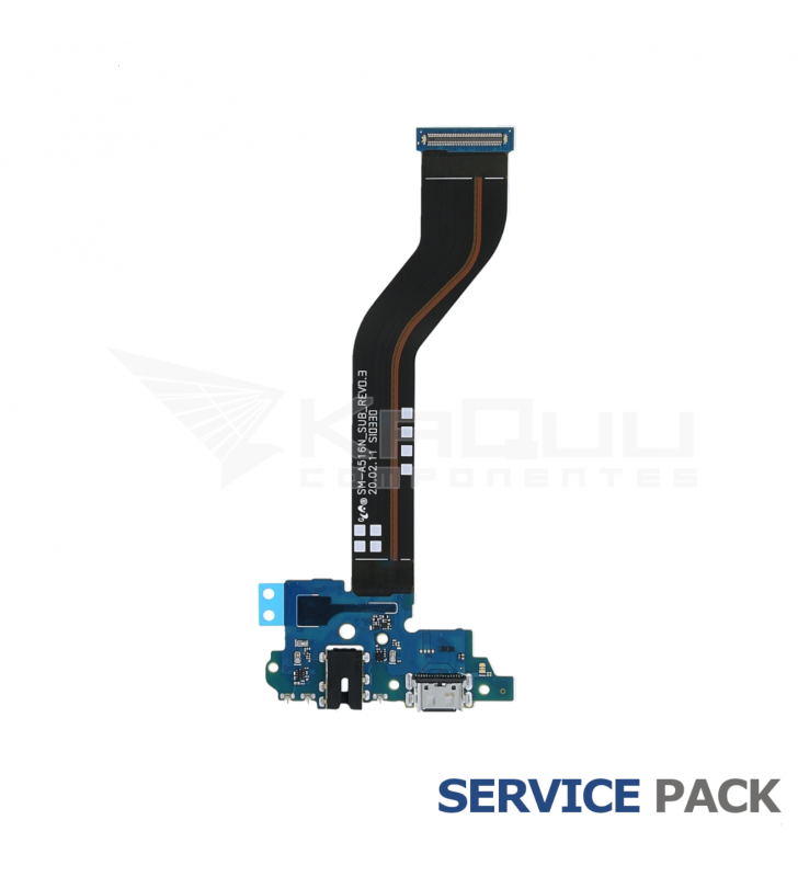 Flex Conector Carga Tipo C Samsung Galaxy A51 5G A516N GH96-13456A Service Pack