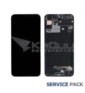Pantalla Lcd Samsung Galaxy A30S Marco Negro A307F GH82-21190A GH82-21329A Service Pack