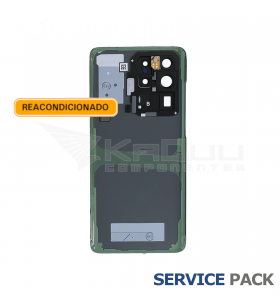 Tapa Batería Back Cover Samsung Galaxy S20 Ultra G988F GH82-22217A Negro Service Pack Reacondicionado
