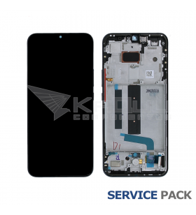 Pantalla Xiaomi Mi 10 Lite 5G Grey Gris con Marco Lcd M2002J9G 56000400J900 Service Pack
