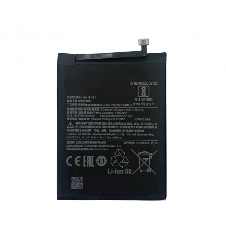 Batería BN51 para Xiaomi Redmi 8 MZB9123IN, Redmi 8A M1908C3IC Premium