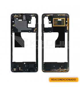 Carcasa Central o Marco Intermedio para Samsung Galaxy A51 A515F Prism Crush Negro Reacondicionado