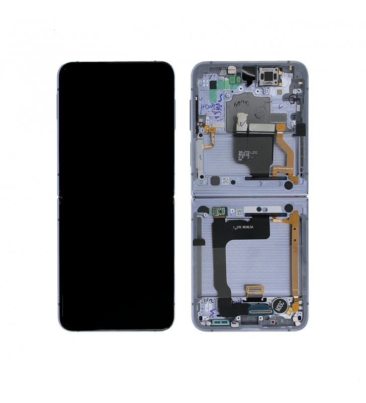 Pantalla Lcd Galaxy Z Flip4 Marco Azul F721B GH82-29440D GH82-29441D Service Pack