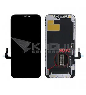 Pantalla YK sin Chip IC iPhone 12, iPhone 12 Pro Negro Lcd A2172 A2341 OLED