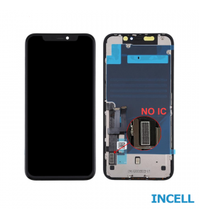Pantalla JK sin Chip IC iPhone 11 Negro Lcd A2111 Incell