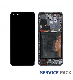 Pantalla Huawei P40 Pro Negro con Batería Lcd ELS-NX9 ELS-N09 02353PJG Service Pack