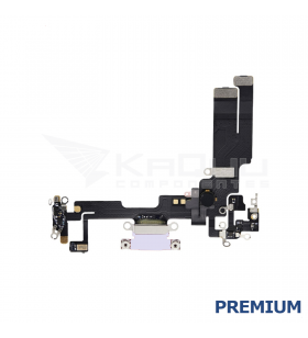 Flex Conector Carga iPhone 14 A2882 Purpura Premium