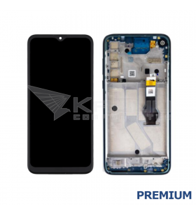 Pantalla Lcd para Motorola G8 Power Marco Azul XT2041 Premium
