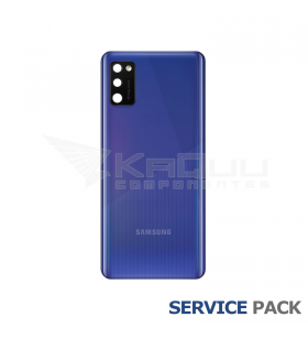 Tapa Batería Con Lente Samsung Galaxy A41 A415F, Galaxy A41 5G Azul Reacondicionado