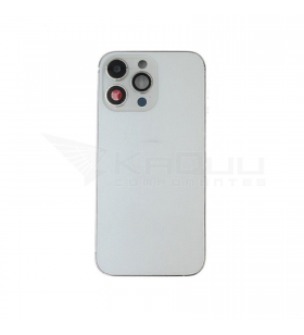 Chasis Carcasa Marco y Tapa para iPhone 14 Pro Max A2894 Blanco