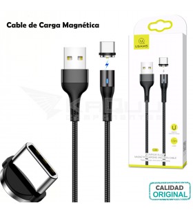 Cable Carga Magnético (de iman) USB a Tipo-C de aluminio 1m U29 SJ334USB01